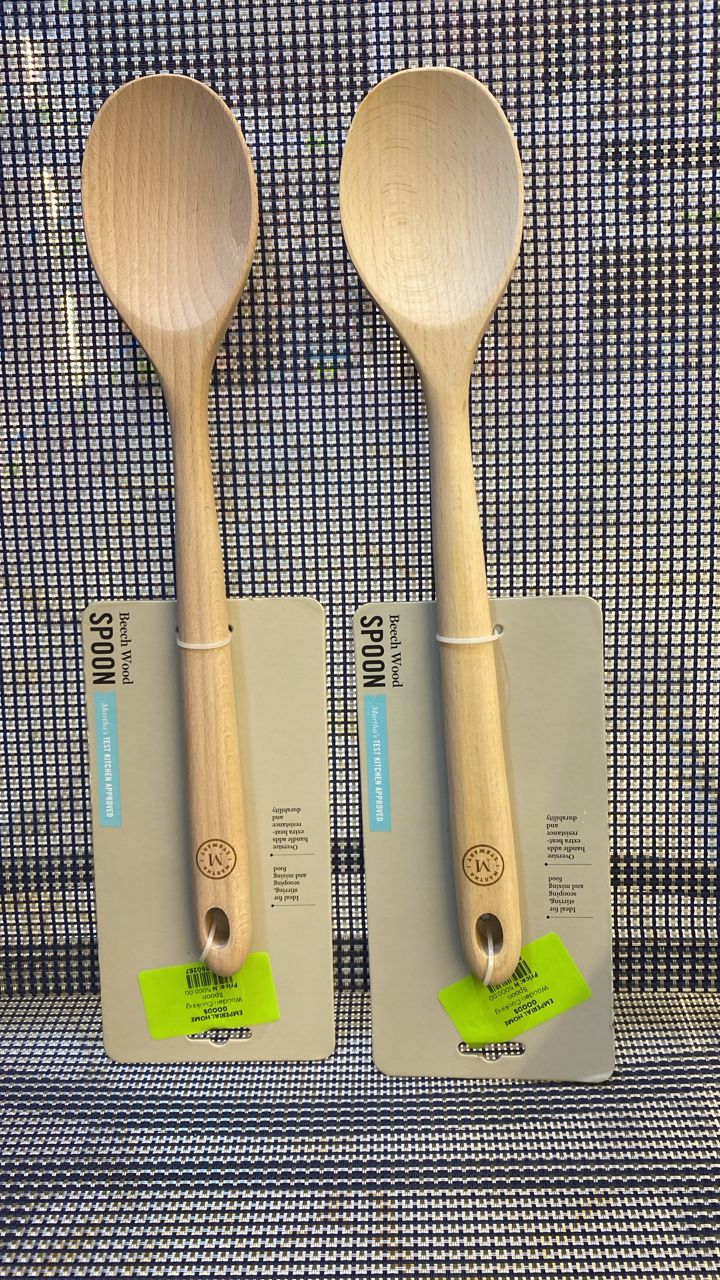 Wooden cooking spoon 