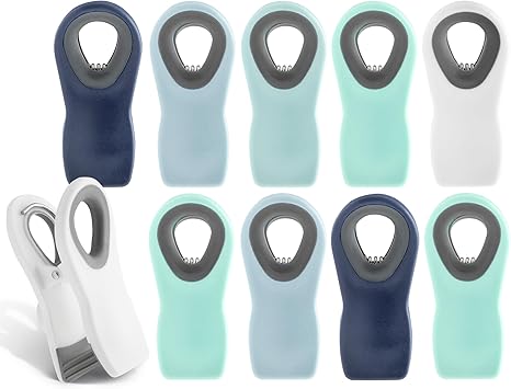 Magnetic bag clips