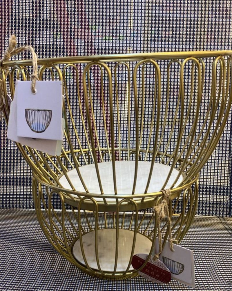  Gold Steel Basket.